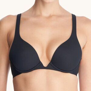 Natori Verge Convertible Plunge Bra 36D Black